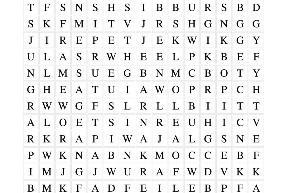 100 Printable Word Search Puzzles Incl Solutions PDF 8 5 X 11 Instant