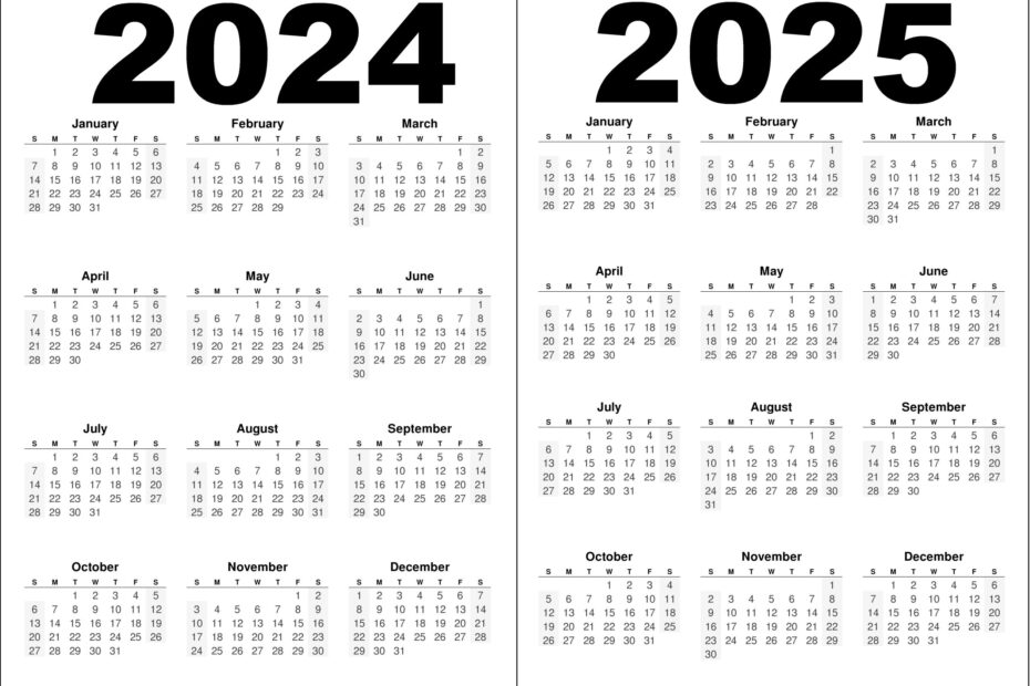2024 Calendar 2025 Printable Free Download Calendar 2024 Printable