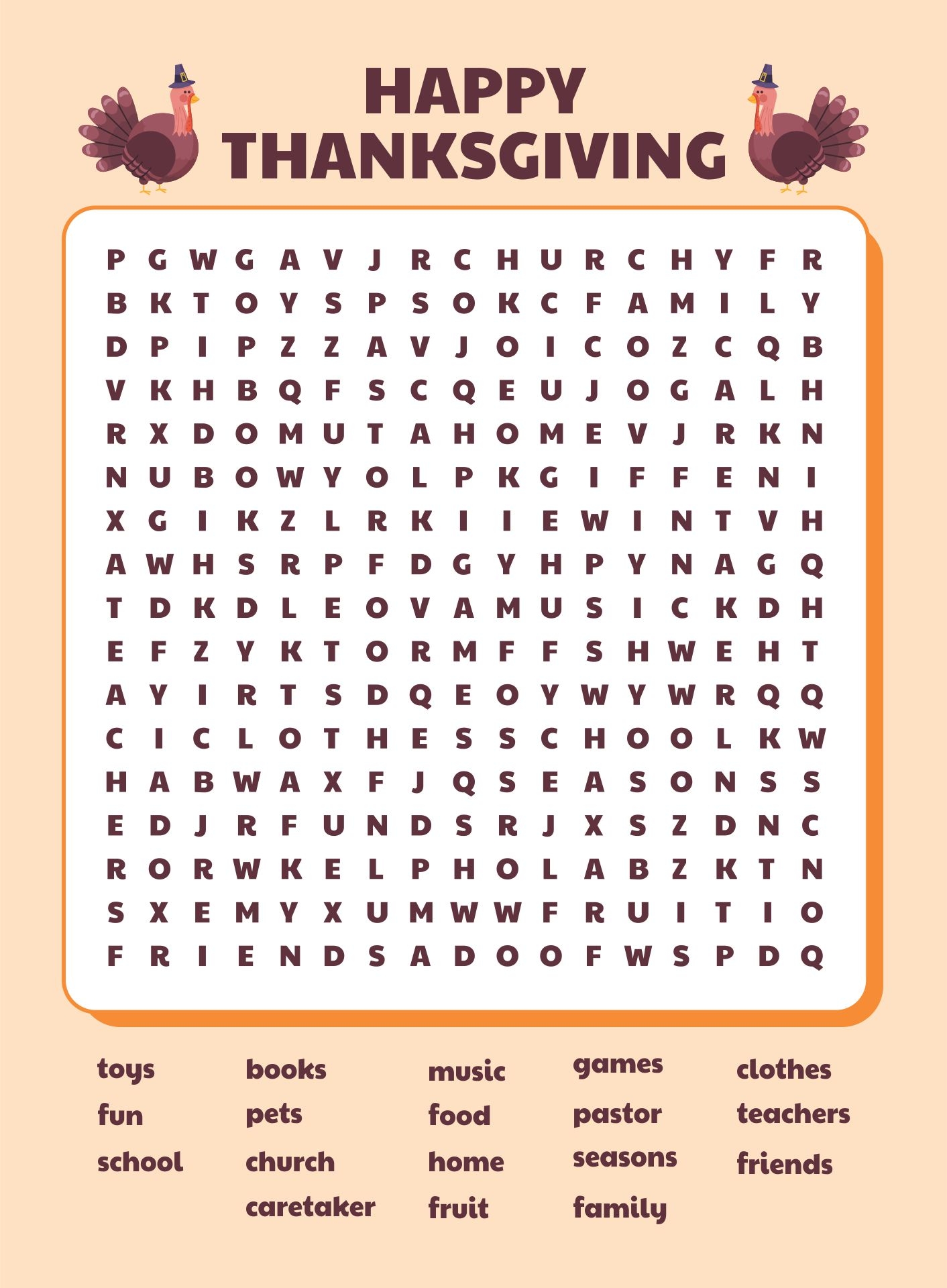 5 Best Images Of Thanksgiving Printable Word Games Printable  5 Best Images Of Thanksgiving Printable Word Games Printable