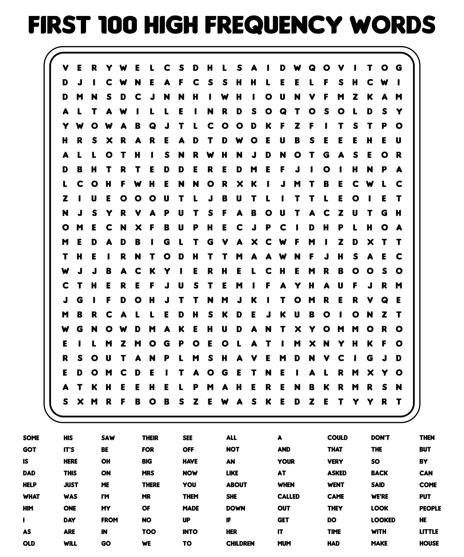 8 Best 100 Word Word Searches Printable Printablee Printable Word Search