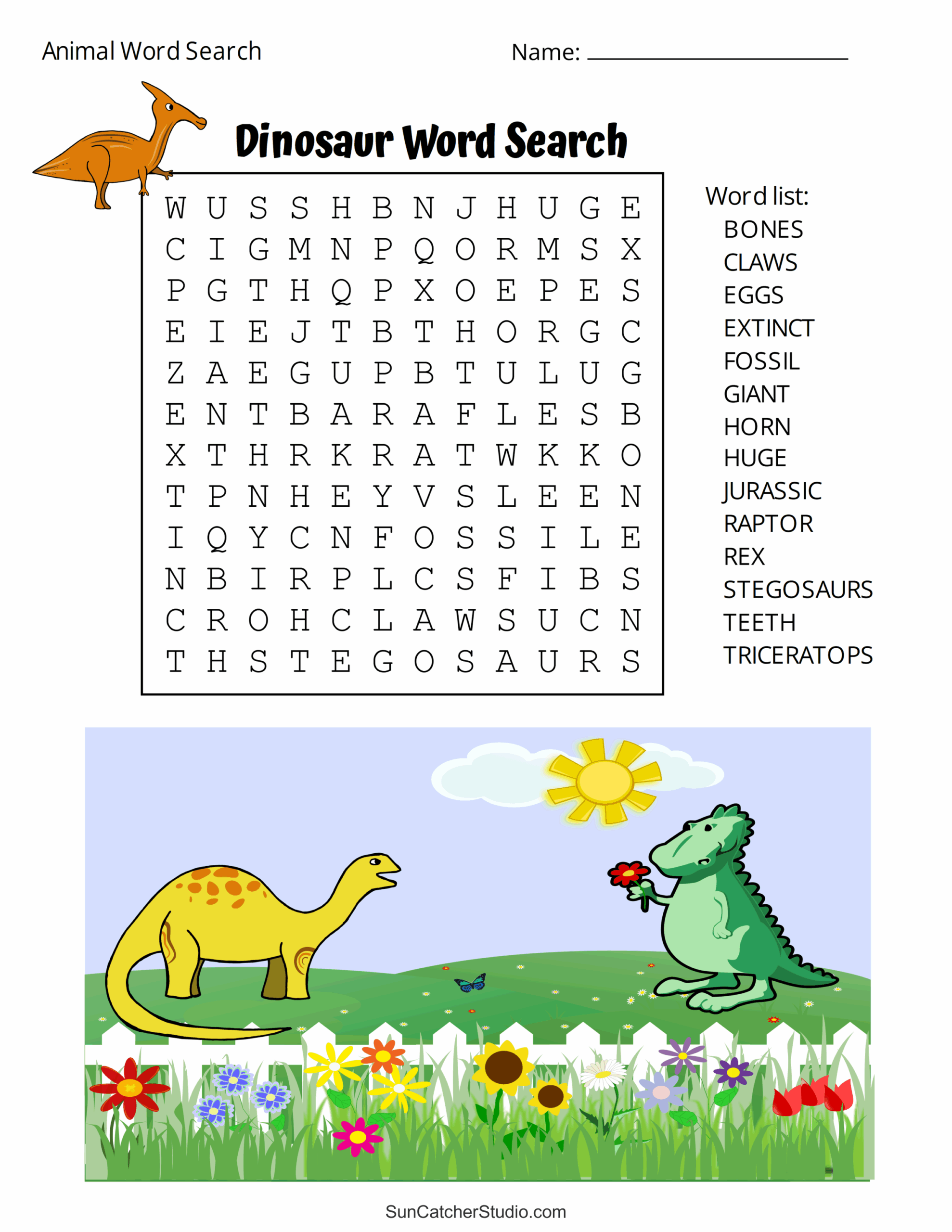 Animal Word Search Free Printable Dog Pet Dinosaur Puzzles Free 