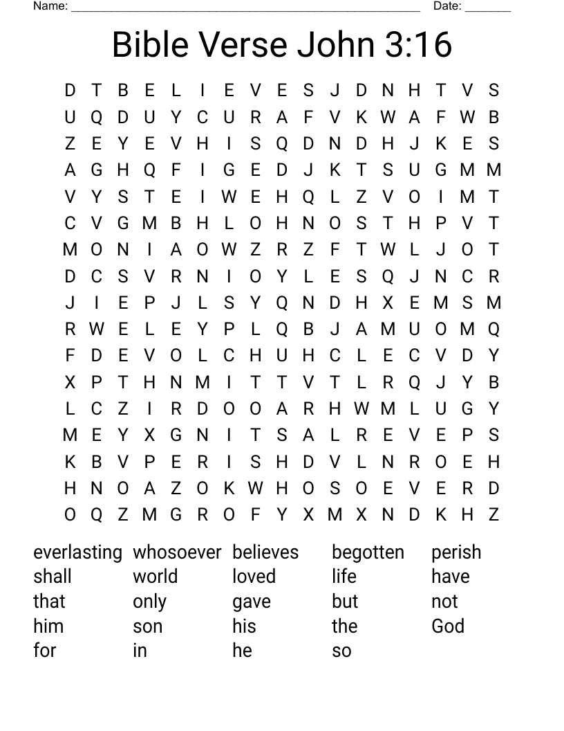 Bible Word Search Free Printable Bible Word Puzzles And 51 OFF