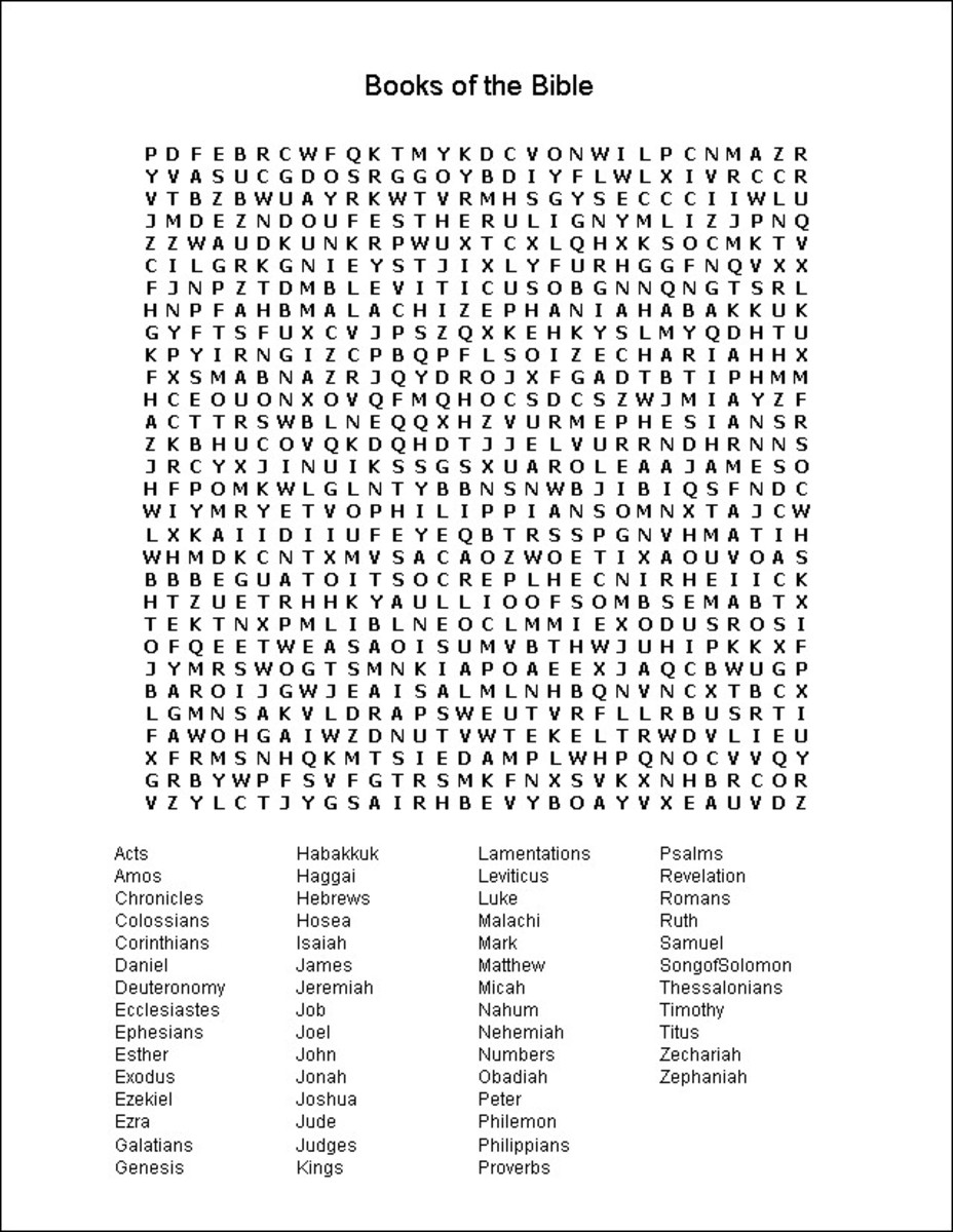 Bible Word Searches Free Printable FREE Printables