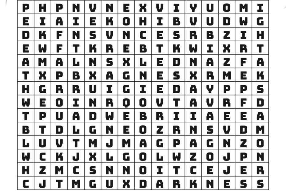 Biblical Word Search Puzzles Printable Word Search Printable