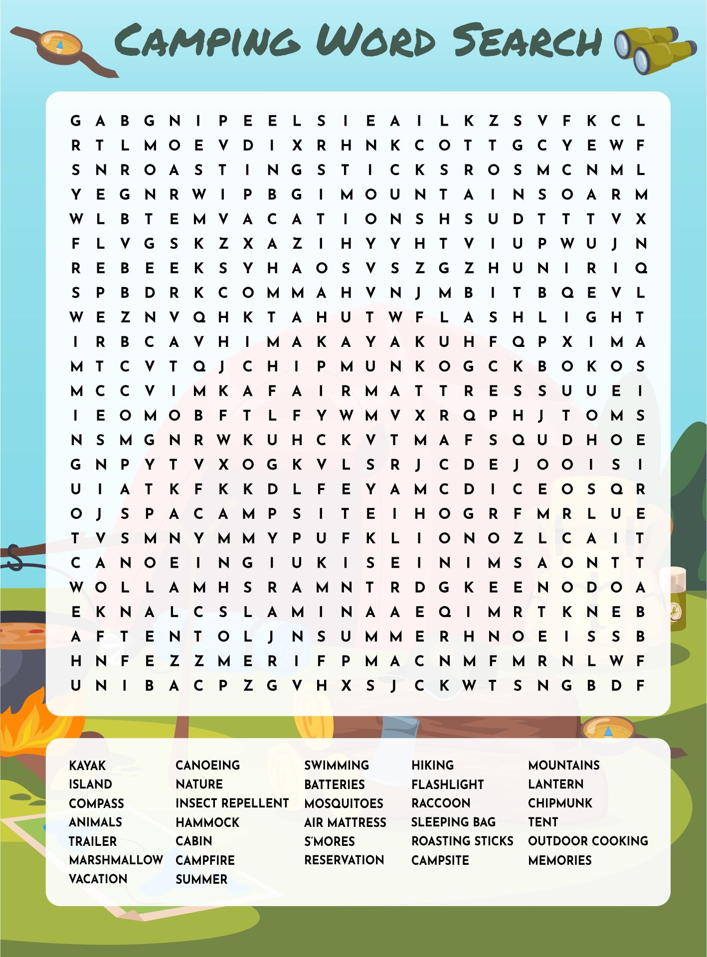 Blank Word Search Puzzles 16 Free PDF Printables Printablee