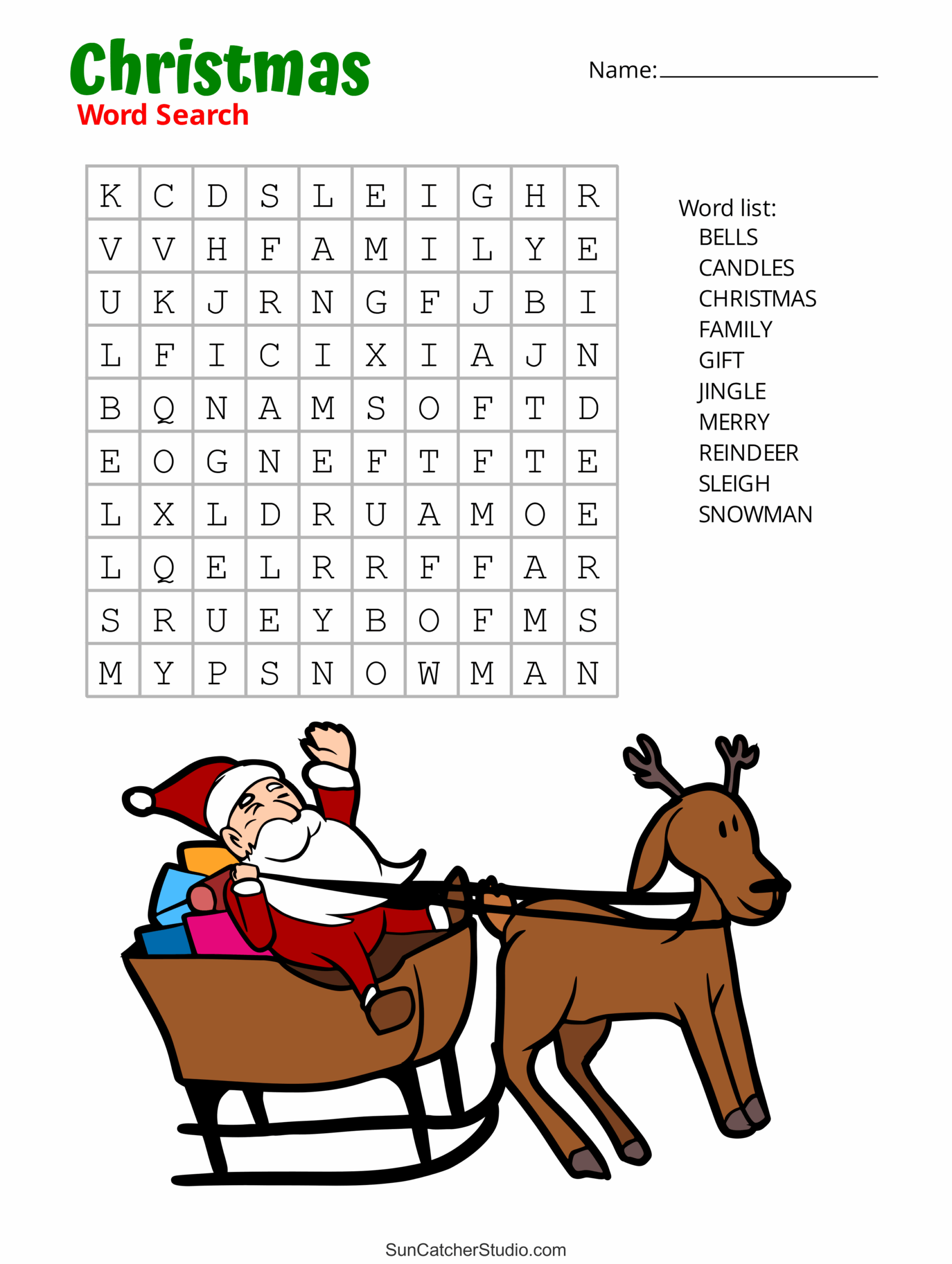 Christmas Word Search Free Printable PDF Puzzles Free Printables Christmas Word Search Free Printable PDF Puzzles Free Printables