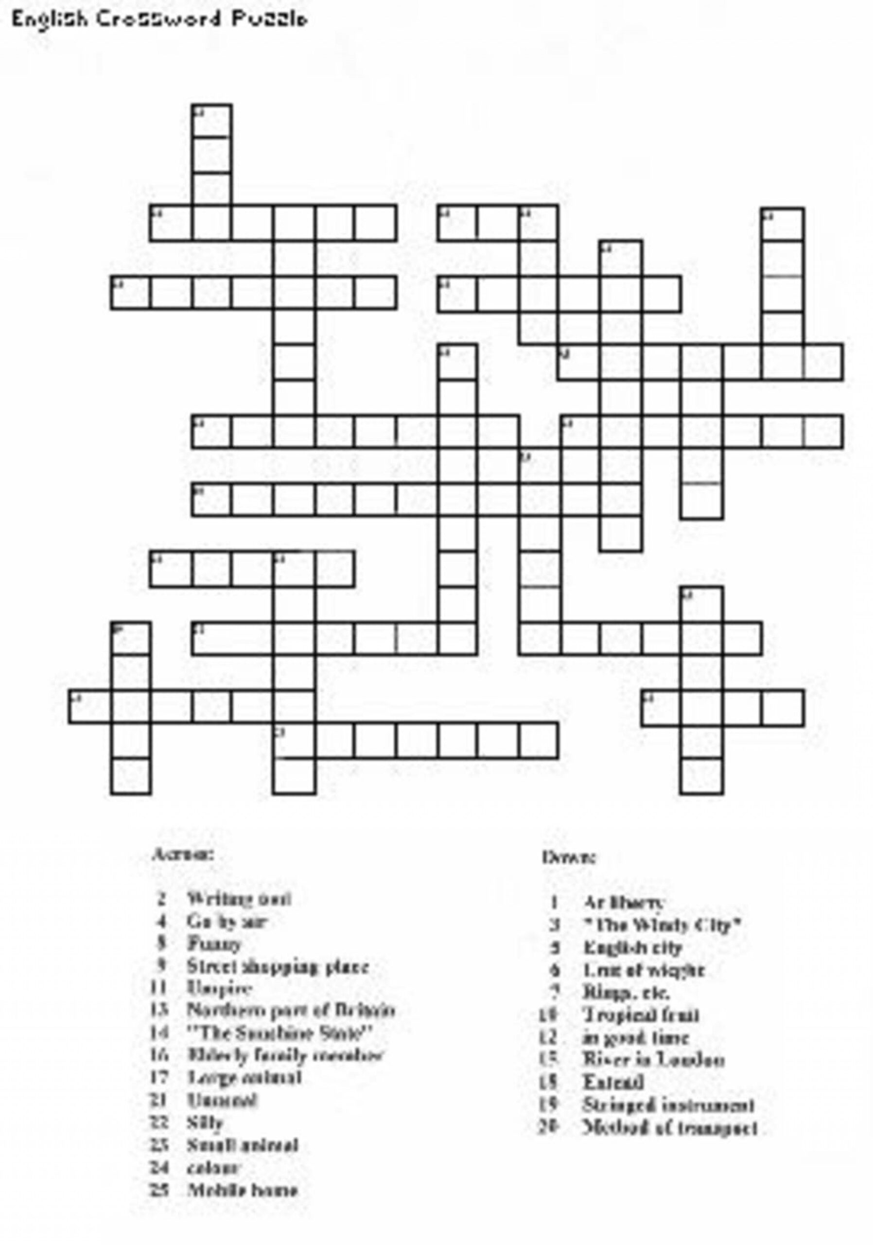 Crossword Puzzle Maker Free Boutiquejord