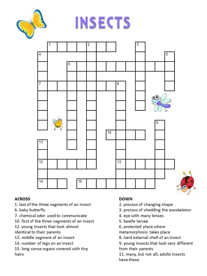 Crosswords For Kids Printable Crosswords For Kids Printable