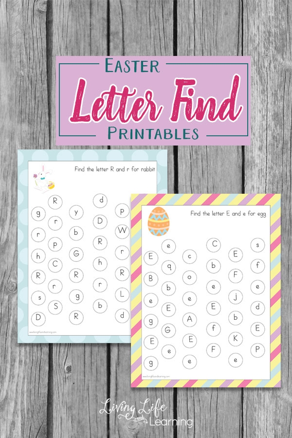 Easter Letter Find Printables Easter Letter Find Printables