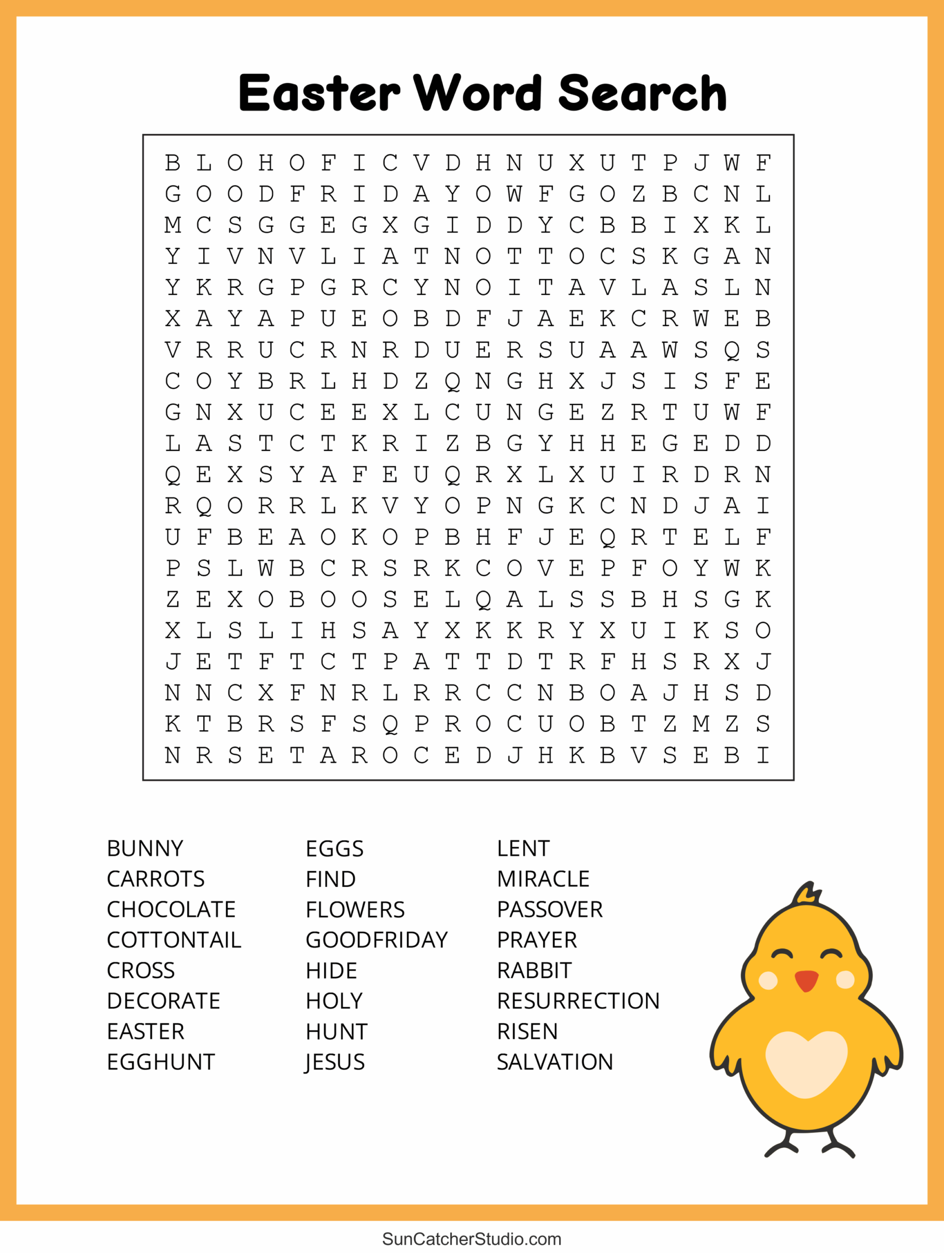 Easter Word Search Free Printable PDF Puzzles Free Printables  Easter Word Search Free Printable PDF Puzzles Free Printables