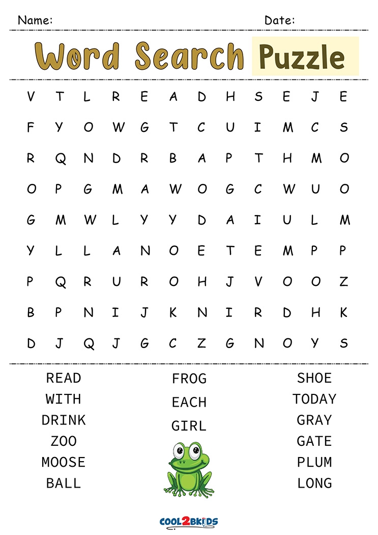 Easy Printable Word Searches For Kindergarten Word Se Vrogue co