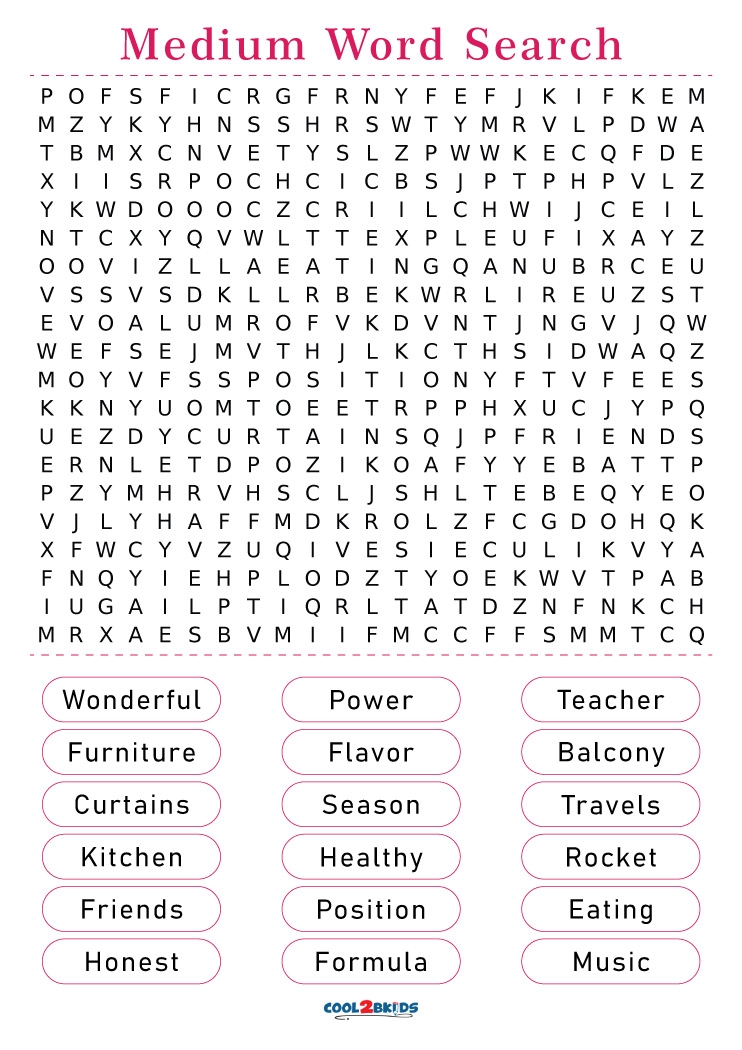 Easy Word Search Printable Pdf Word Search Printable The Best Porn 