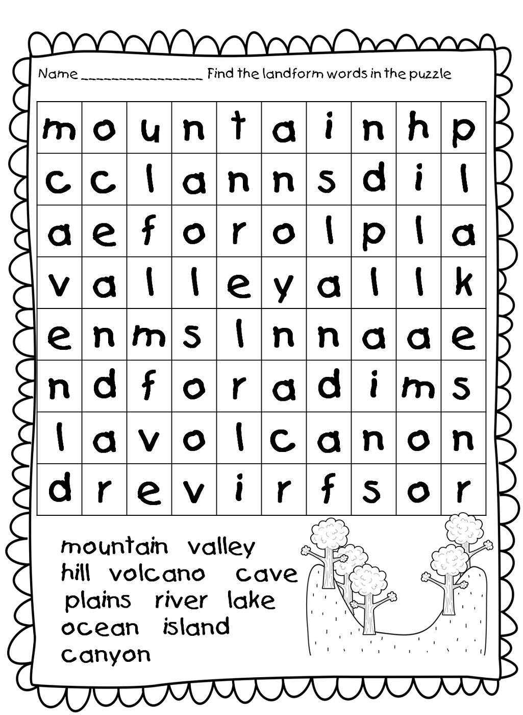 Easy Word Searches Printable Easy Word Searches Printable