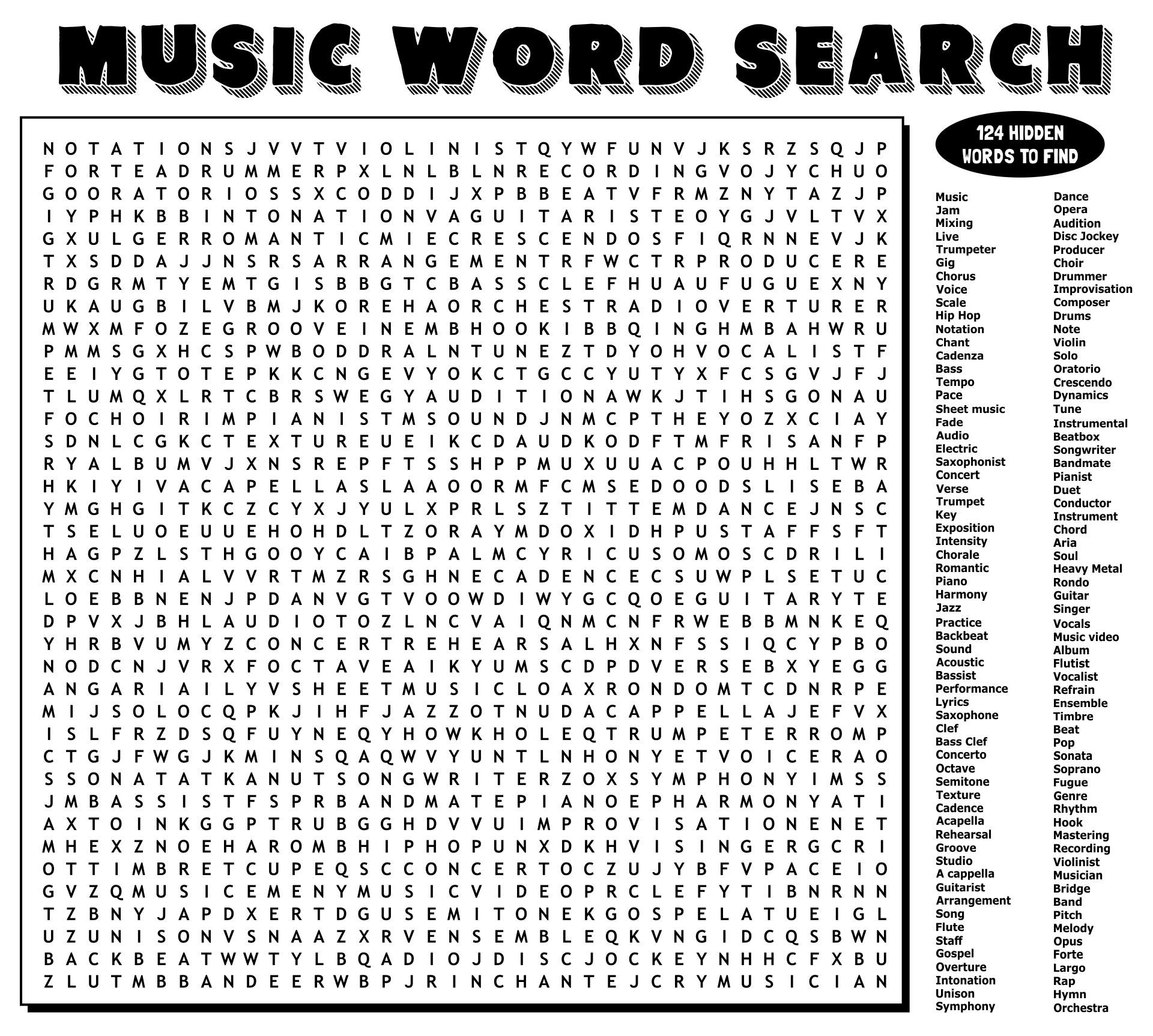 Extremely Hard Word Search 20 Free PDF Printables Printablee Extremely Hard Word Search 20 Free PDF Printables Printablee