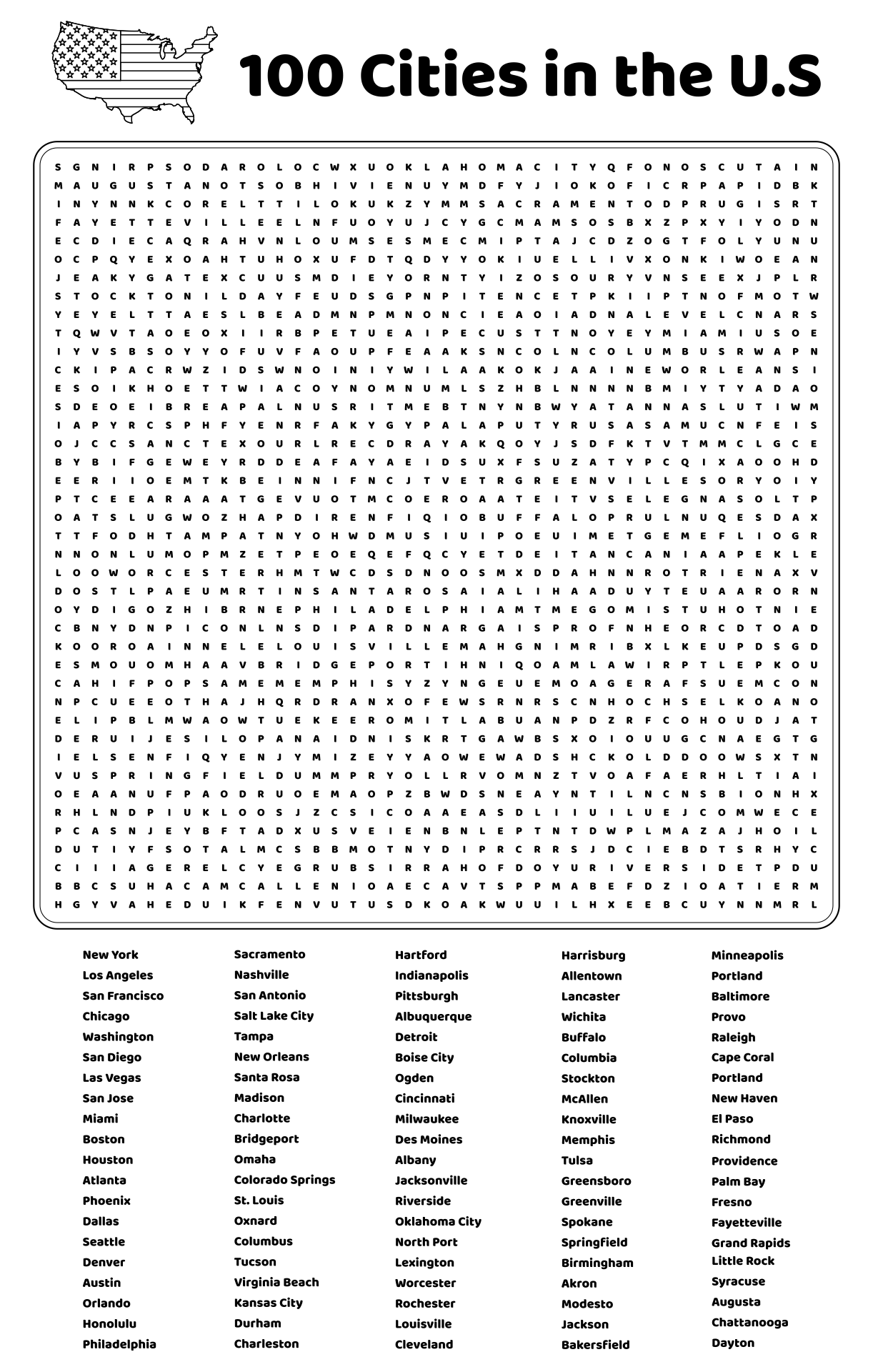 Free 100 Word Search Printable Word Search Maker