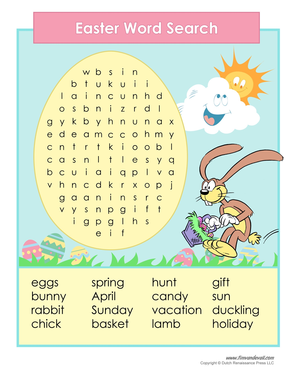 Free Easter Printable Puzzles Free Printable Templates