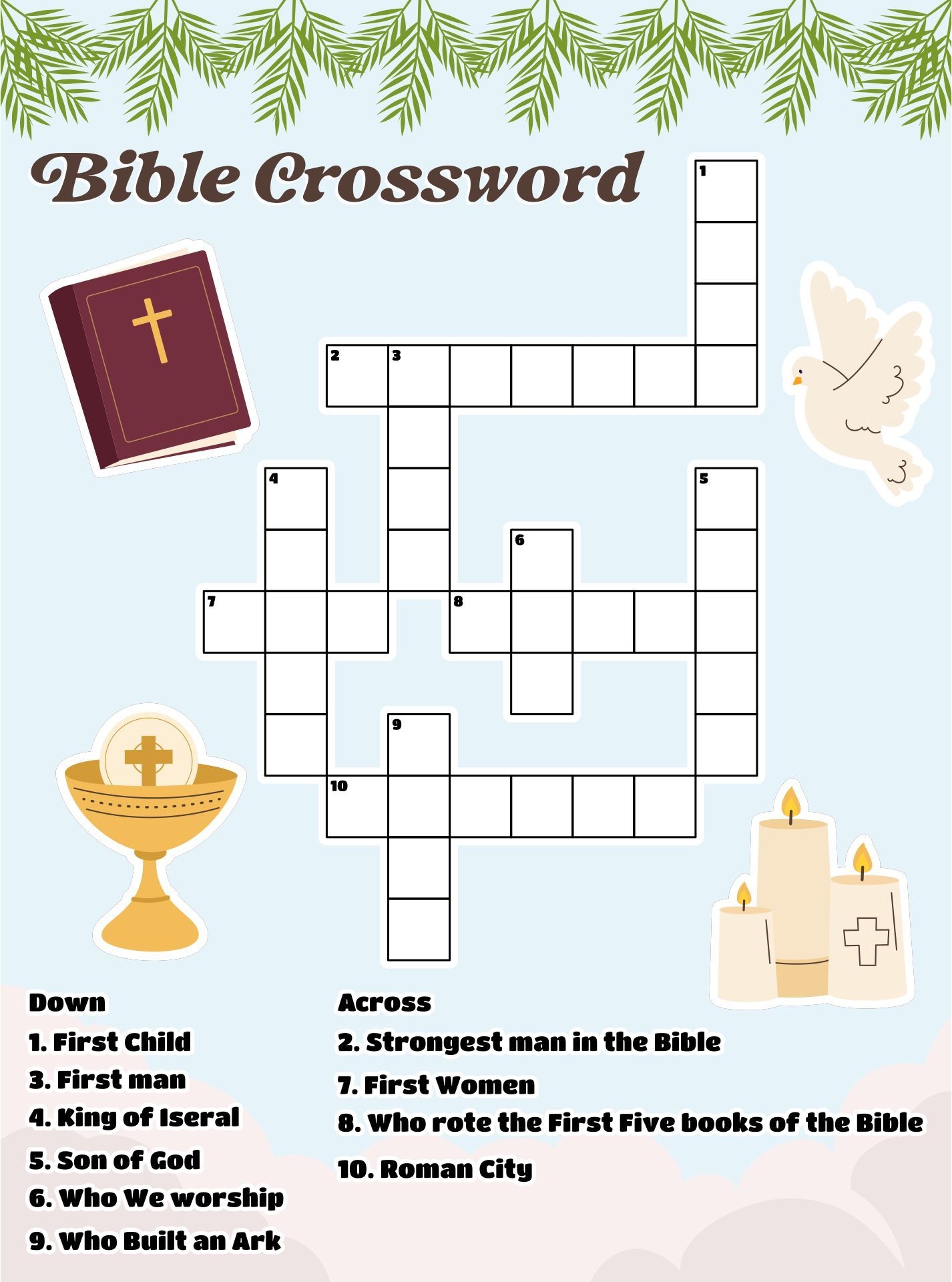 Free Printable Bible Word Puzzles