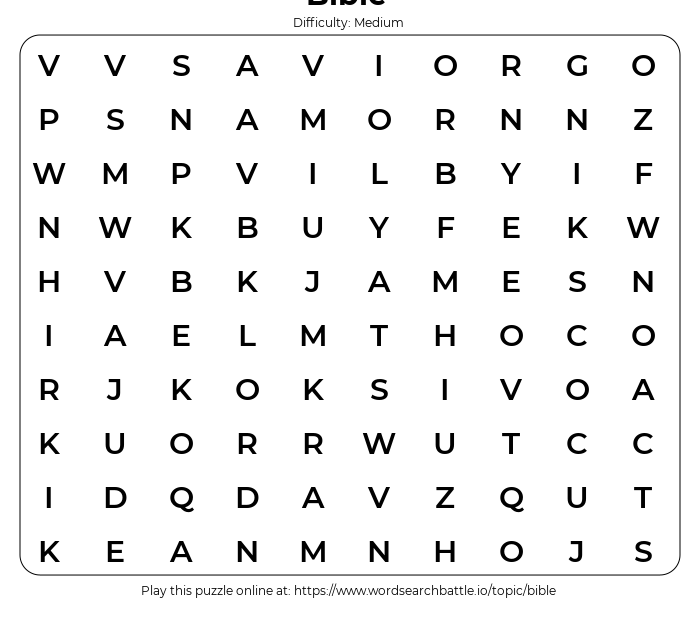 Free Printable Bible Word Searches Bible Word Searches Bible Words My