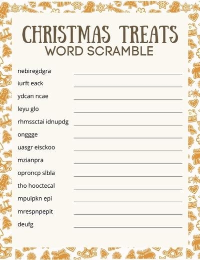 Free Printable Christmas Word Scramble Puzzles For Kids Free Printable Christmas Word Scramble Puzzles For Kids