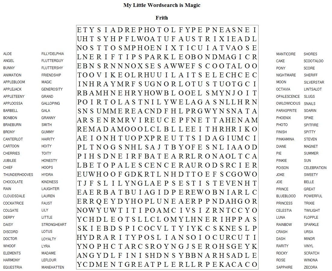 Free Printable Difficult Hard Word Search