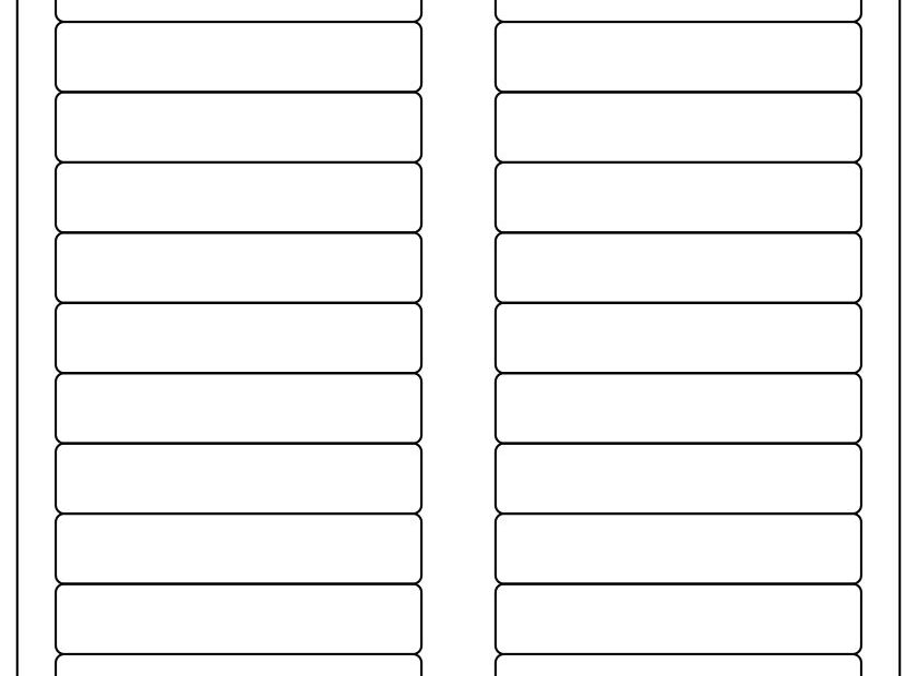 Free Printable File Folder Labels Template Word Printables Template Free