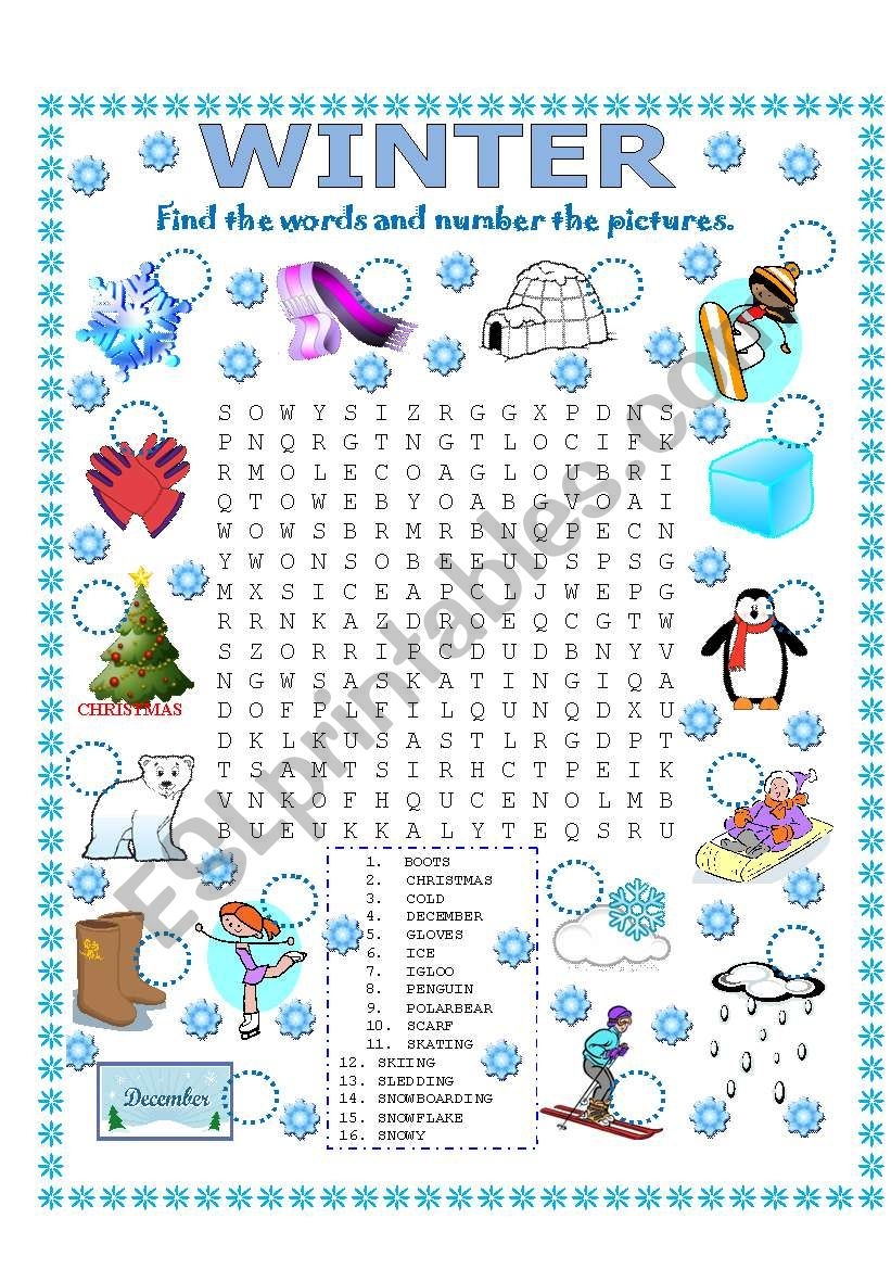 Free Printable Winter Word Search Hard Word Search Maker Free Printable Winter Word Search Hard Word Search Maker