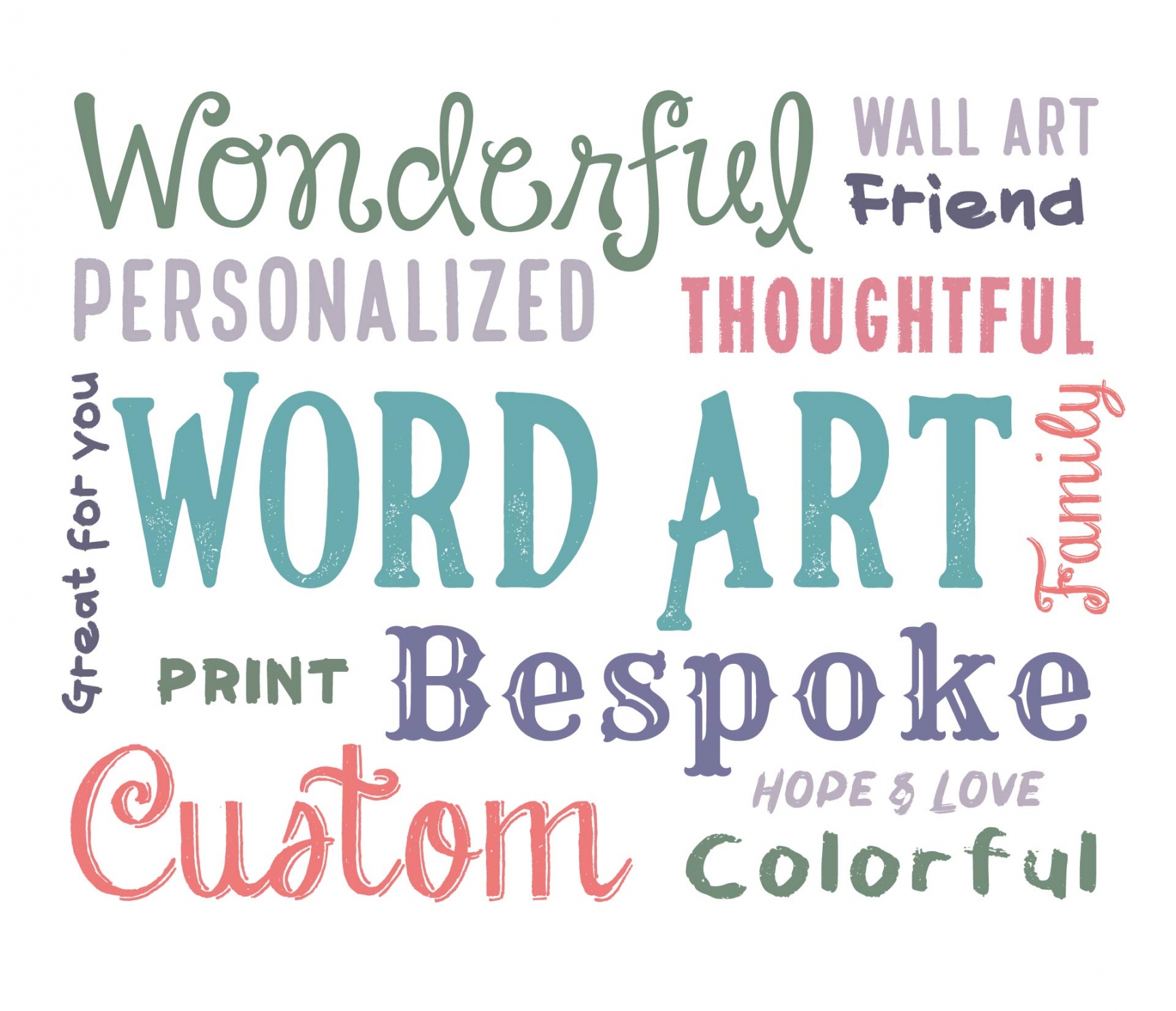 Free Printable Word Art FREE Printable A Z