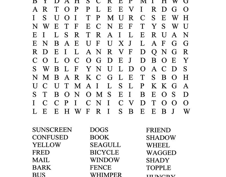 Free Word Search Creator And Printable Word Search Maker