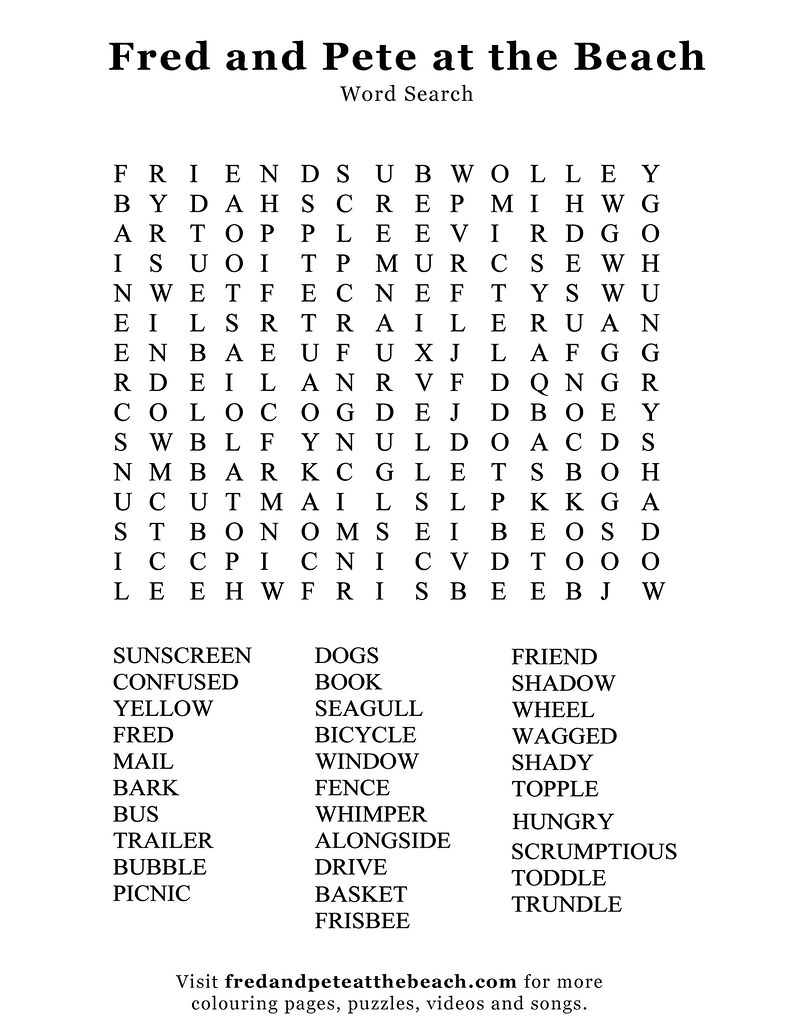 Free Word Search Creator And Printable Word Search Maker