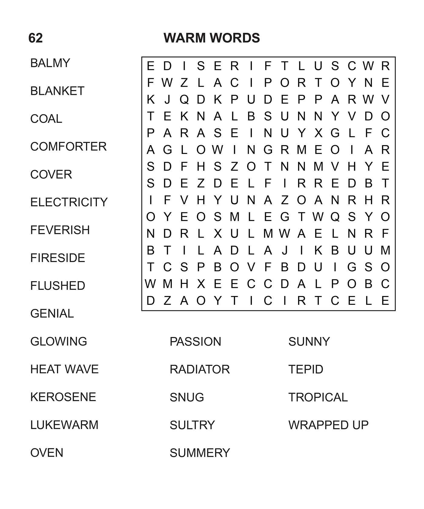 Giant Word Search Printable Giant Word Search Printable