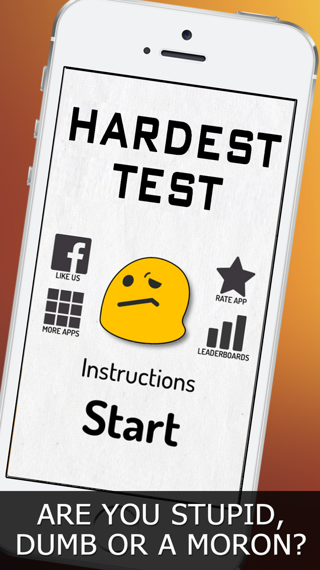 Hardest Test Impossible Free Fun Game IPhone 