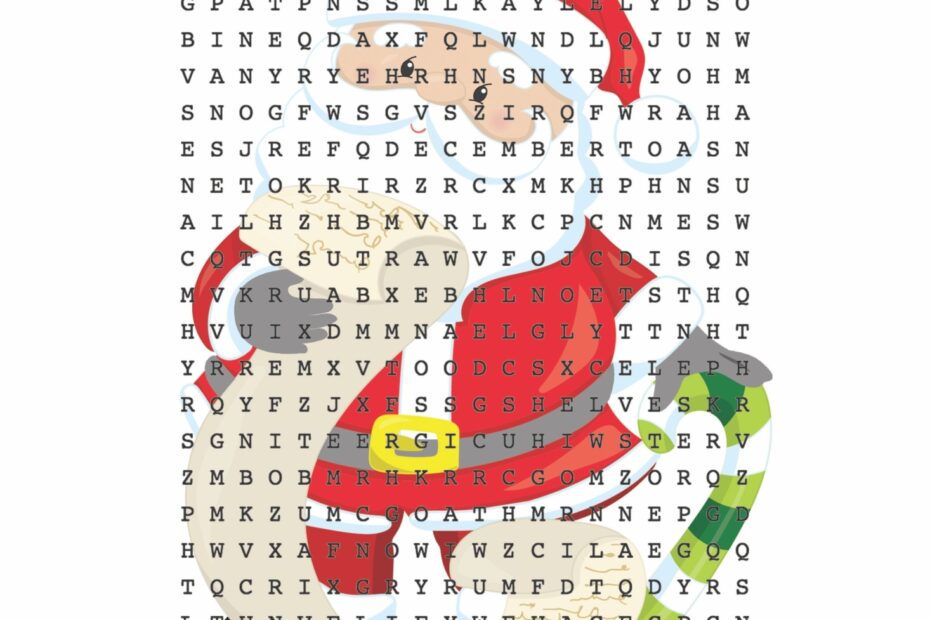 Holiday Word Searches Printable