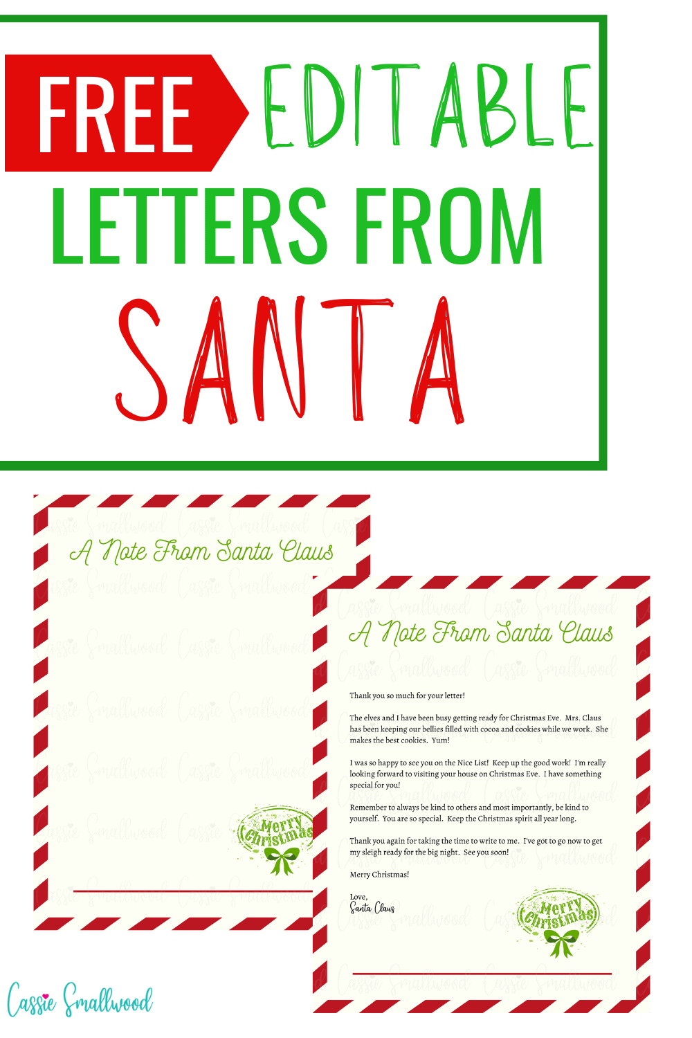 How To Make A Letter From Santa Free Printable Pdf Infoupdate How To Make A Letter From Santa Free Printable Pdf Infoupdate