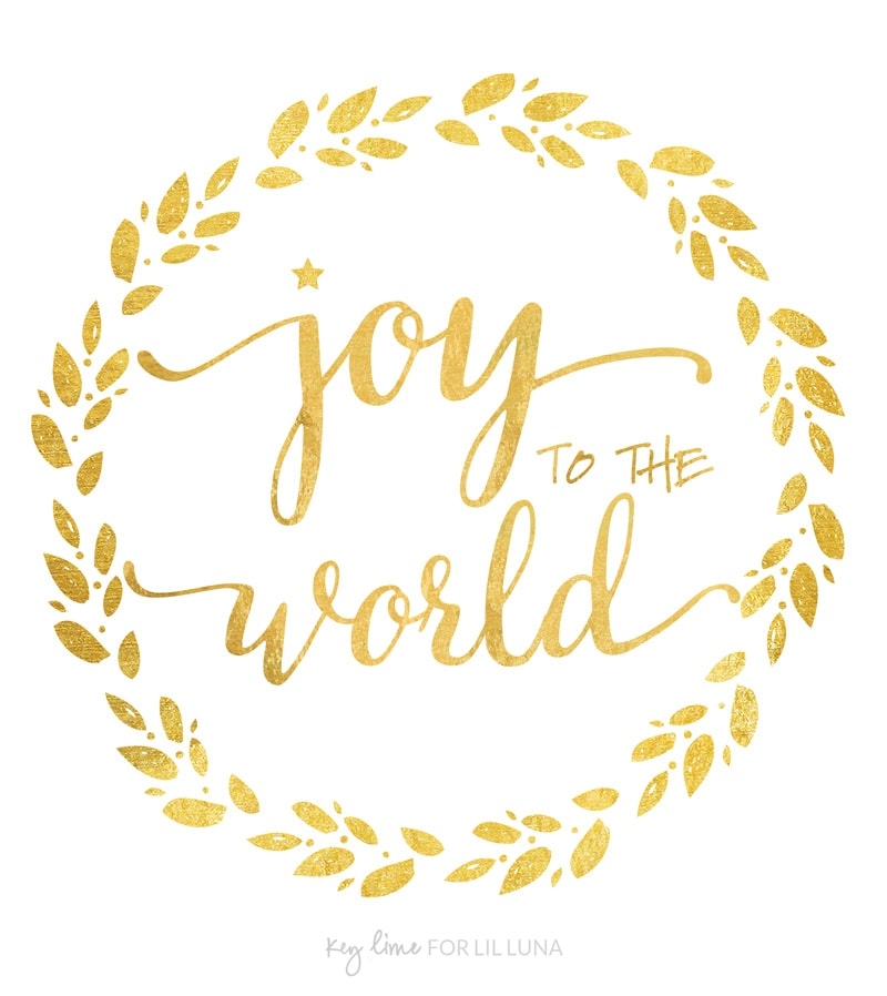 Joy To The World Printable Joy To The World Printable