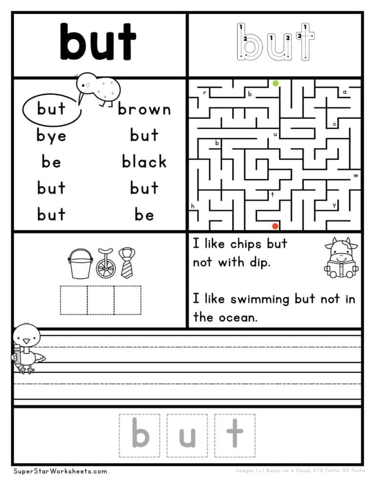Kindergarten Sight Word Worksheets Superstar Worksheets Kindergarten Sight Word Worksheets Superstar Worksheets