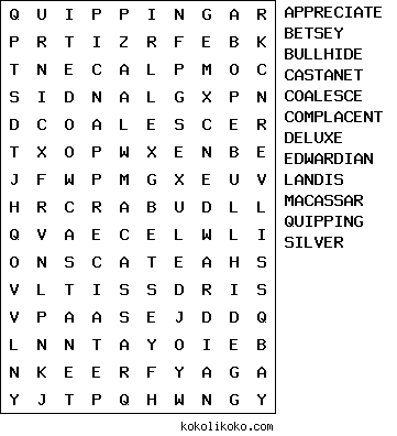 Kokolikoko Word Search Puzzle Maker