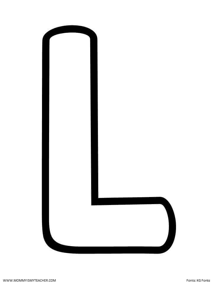 L Alphabet Letter L Alphabet Letter
