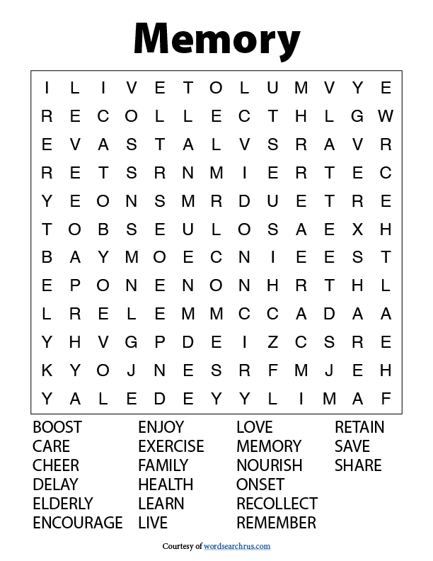 Large Print Printable Word Search For Seniors Printable Word Search