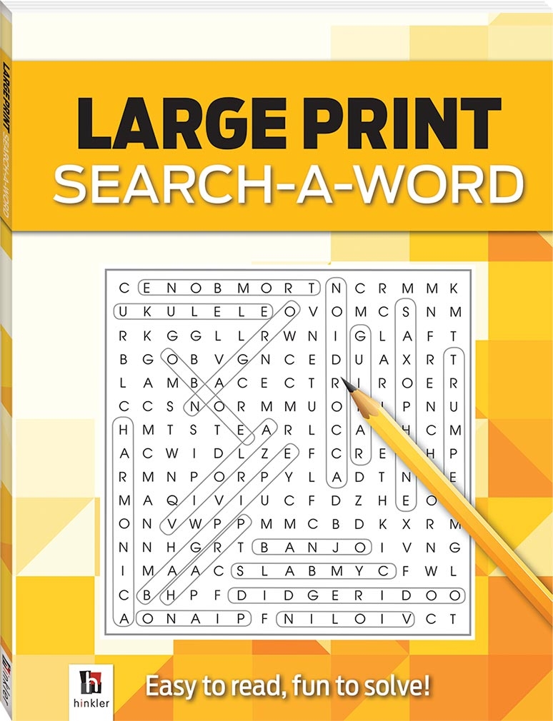 Large Print Word Search Puzzles Printable Printable Templates
