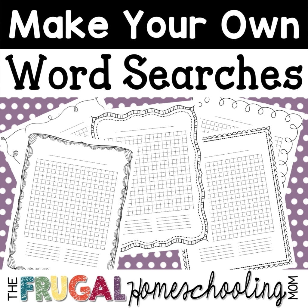 Make Your Own Word Search Puzzles Printable Download Printable 