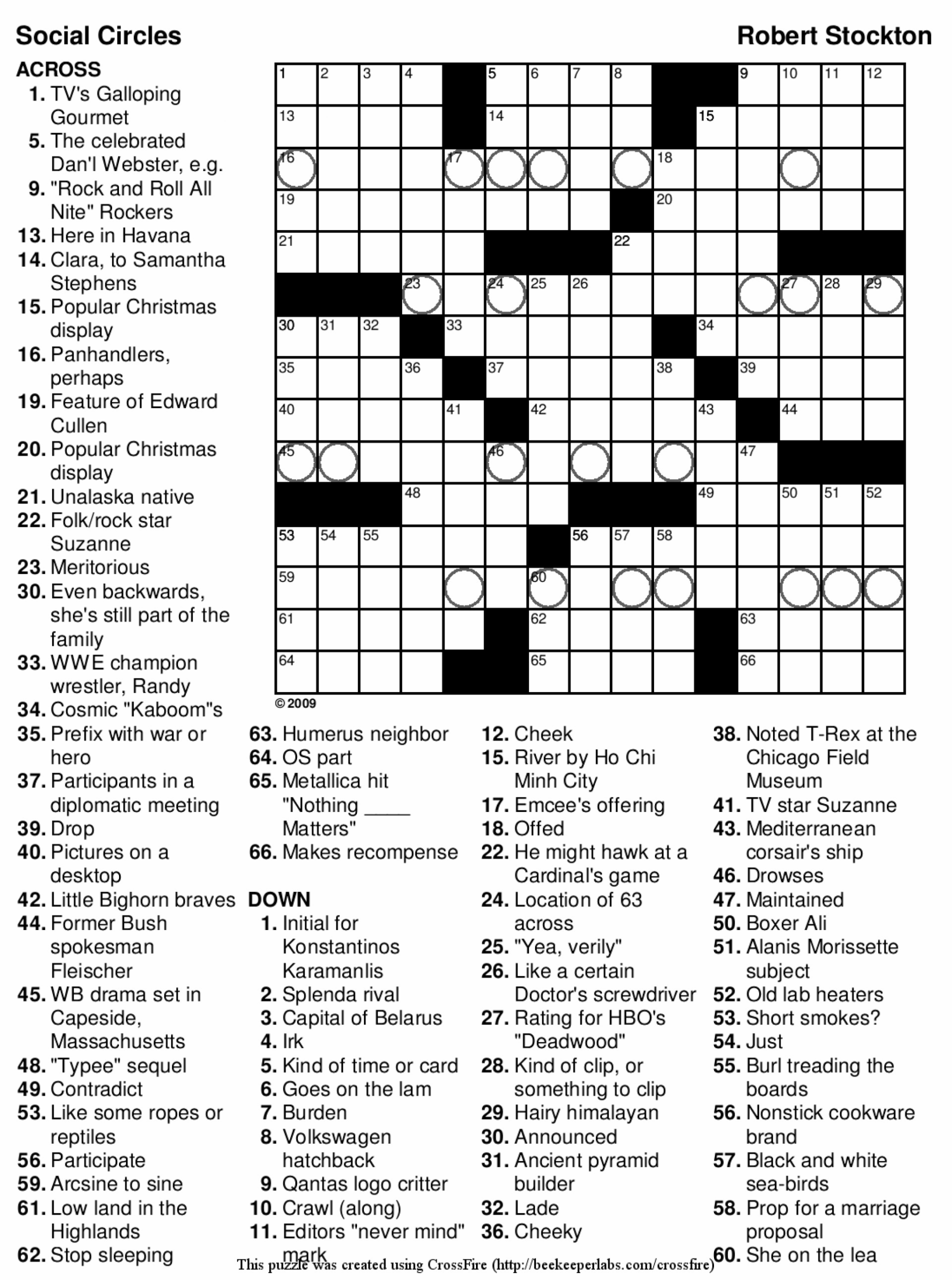 Merl Reagle Printable Crossword Puzzles Printable Crossword Puzzles