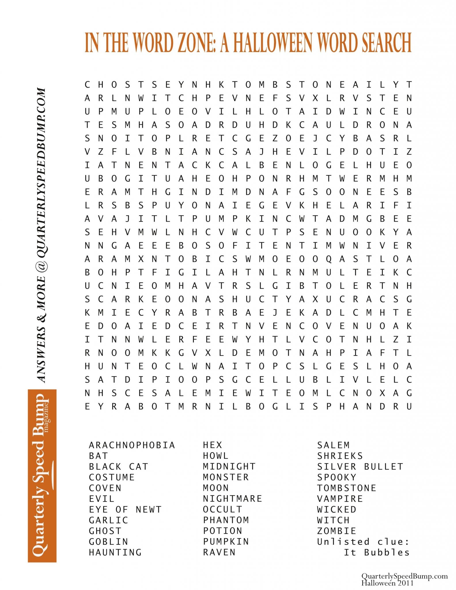 Monster Halloween Word Search Puzzles Printable Bates 39 s Word Search 