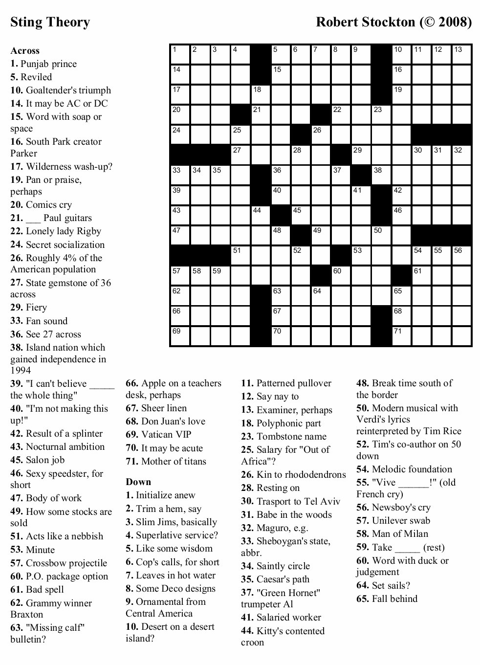 New York Times Crossword Printable Free Free Printable New York Times Crossword Printable Free Free Printable