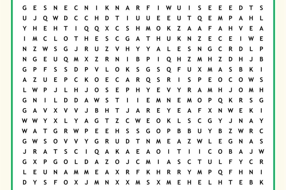 Pin On Free Printable Word Searches