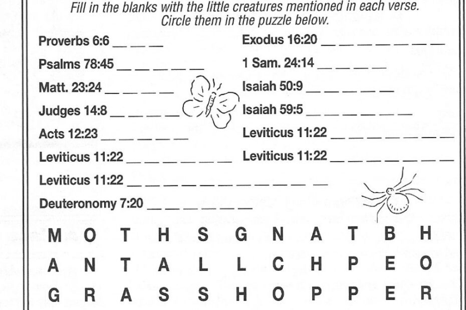 Printable Bible Word Search For Youth Word Search Printable