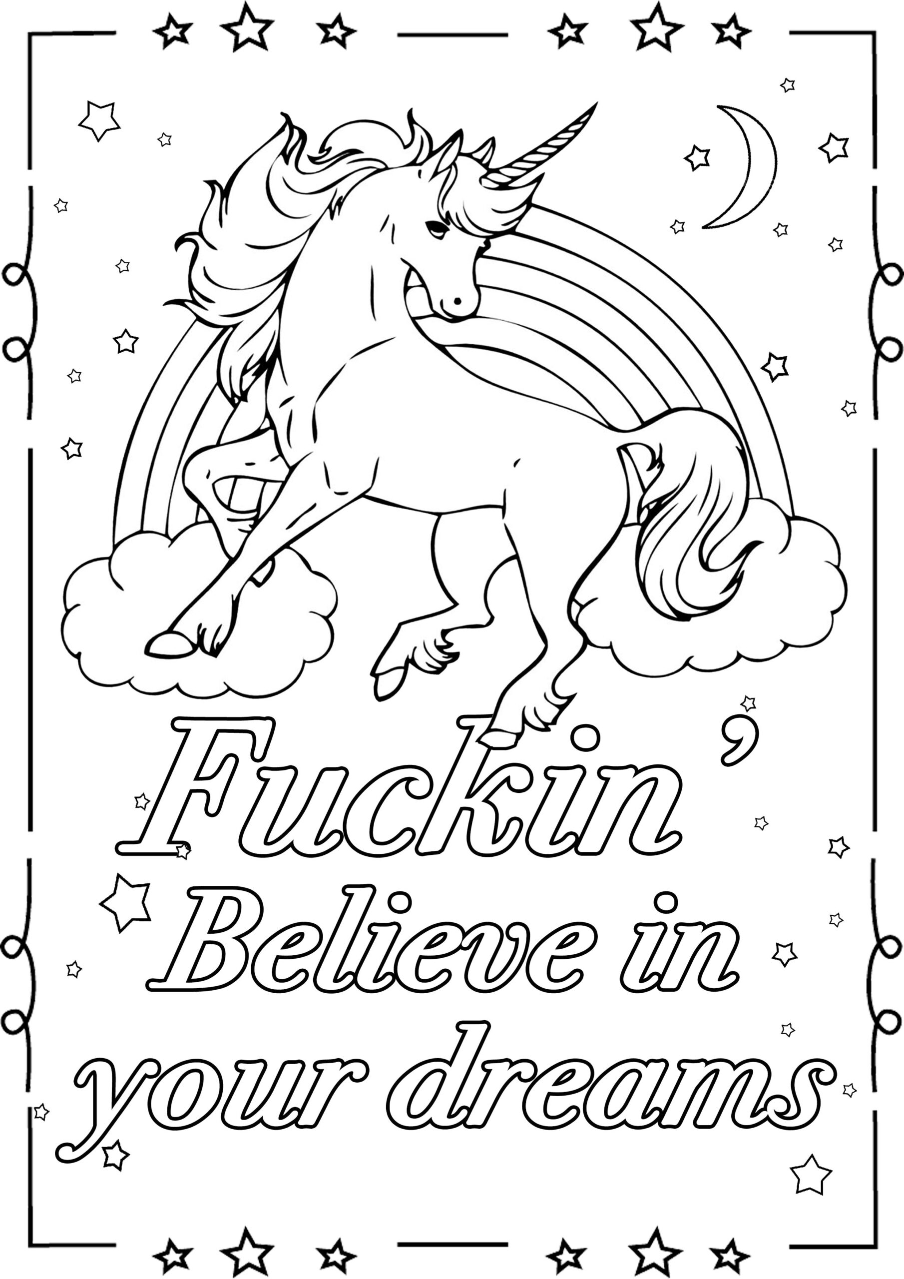 Printable Coloring Pages For S Swear Words Infoupdate
