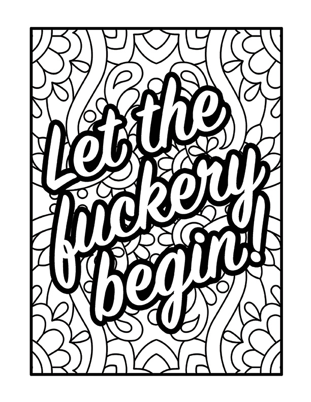Printable Coloring Pages For S Swear Words Infoupdate