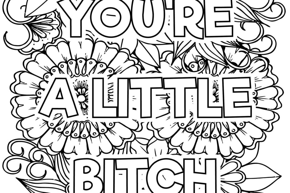 Printable Cuss Word Coloring Pages Printable Word Searches