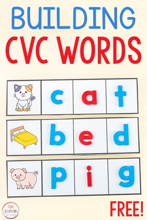 Printable Cvc Words Printable Cvc Words
