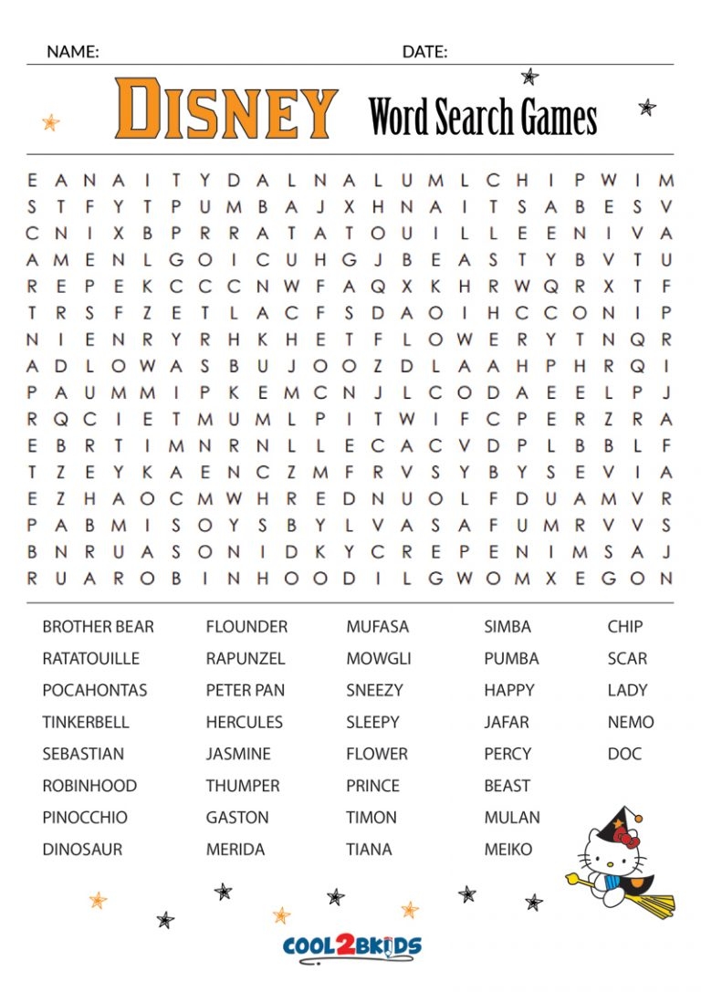 Printable Disney Word Search Disney Word Disney Word Search Disney Riset